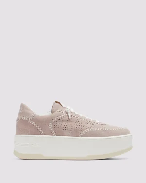 Cheap Empire Pink Stitch Women Platforms | Low Tops