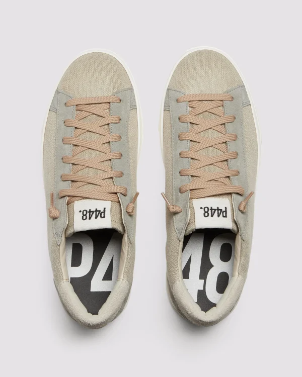 Cheap Jack Neutral Canvas Low Tops