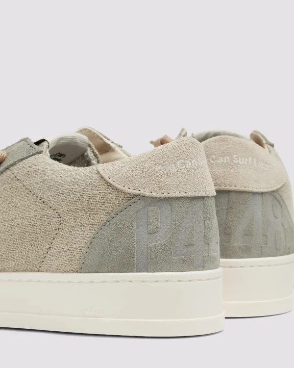 Cheap Jack Neutral Canvas Low Tops