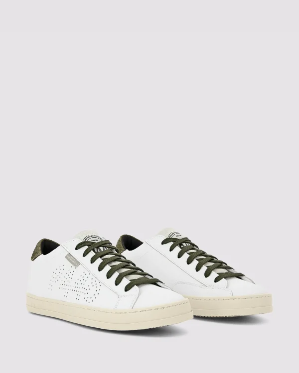 Cheap John Lionfish White/Army Women Low Tops | Low Tops