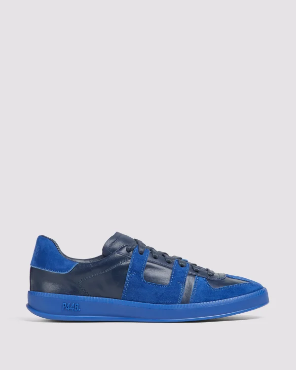 Cheap Monza Navy Low Tops