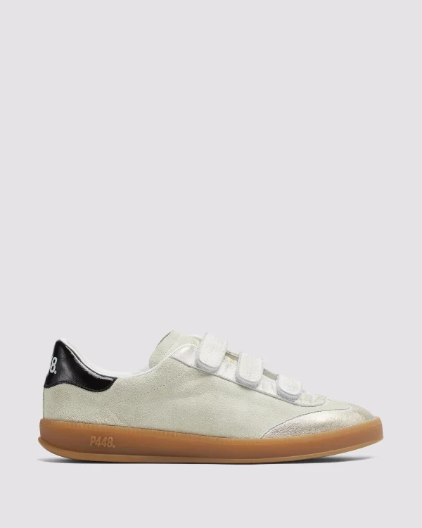 Shop Monza Velcro Cream Women Low Tops