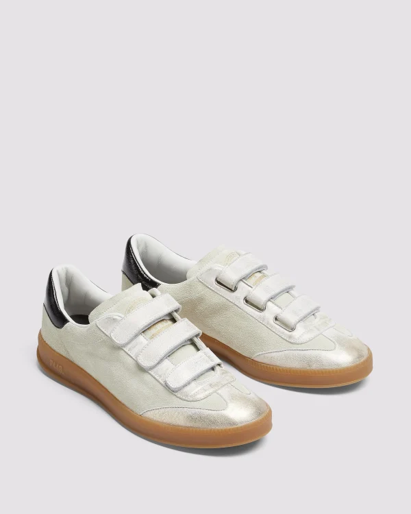 Shop Monza Velcro Cream Women Low Tops