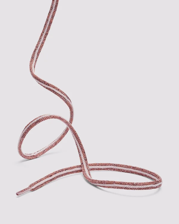 Clearance Shoelaces Rose/Pink Glitter Women Laces | Laces