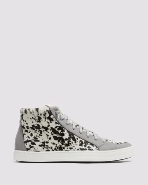 Best Sale Skate Grey Spotted Women High Tops