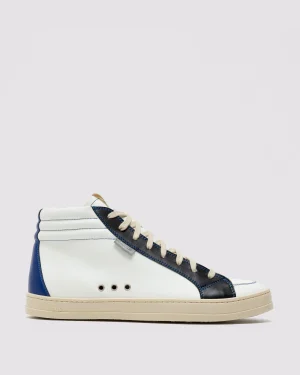 Fashion Skate Navy/White High Tops