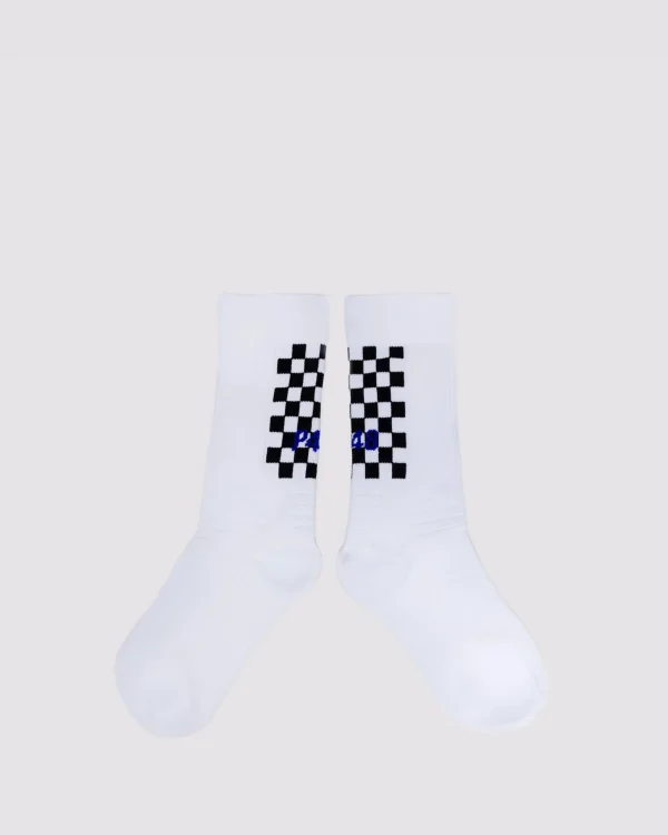 Outlet Socks White/Check Women Accessories | Accessories