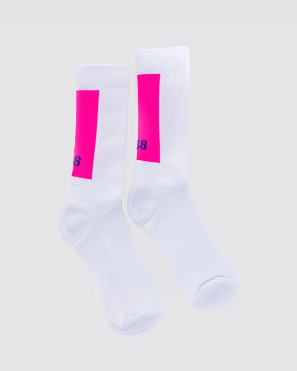 Hot Socks White/Pink Women Accessories | Accessories