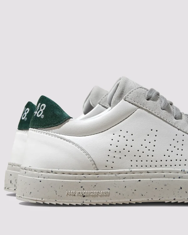 Cheap Soho Recycled White/Green Low Tops