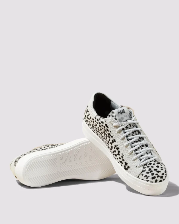 Hot Thea Snow/Leopard Women Platforms | Low Tops