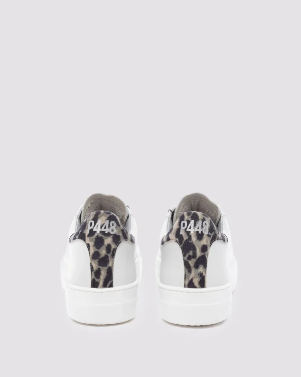 Shop Thea White/Cheetah Women Platforms | Low Tops